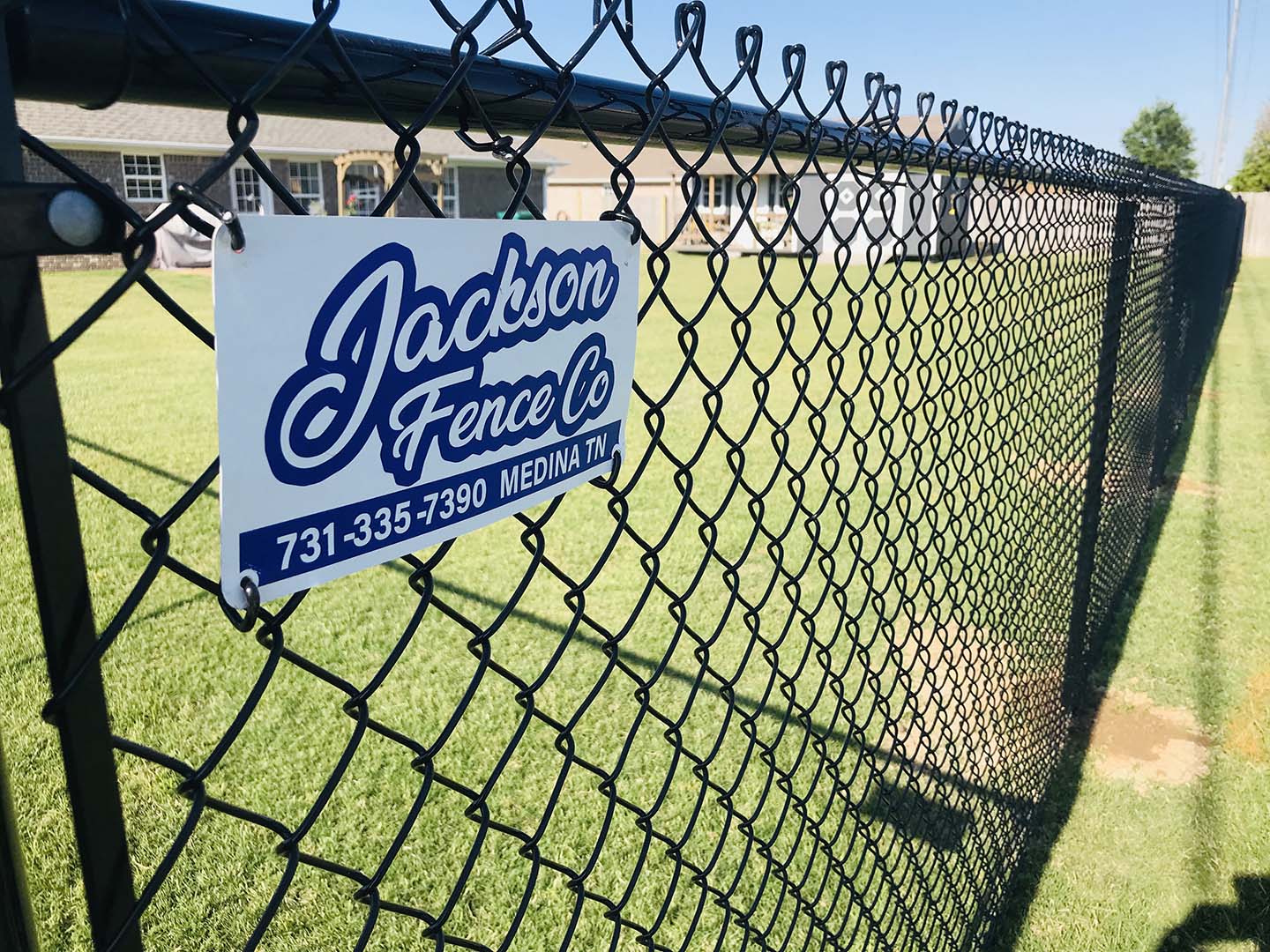 Residential Chain Link Fence - Jackson Tennessee