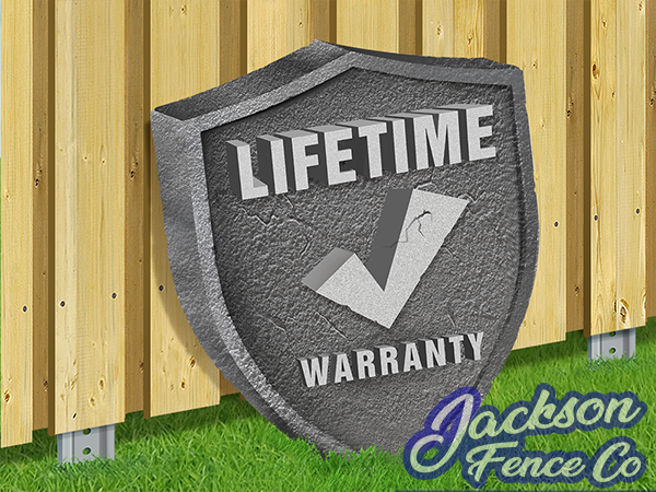 Lifetime wood fence warranty available