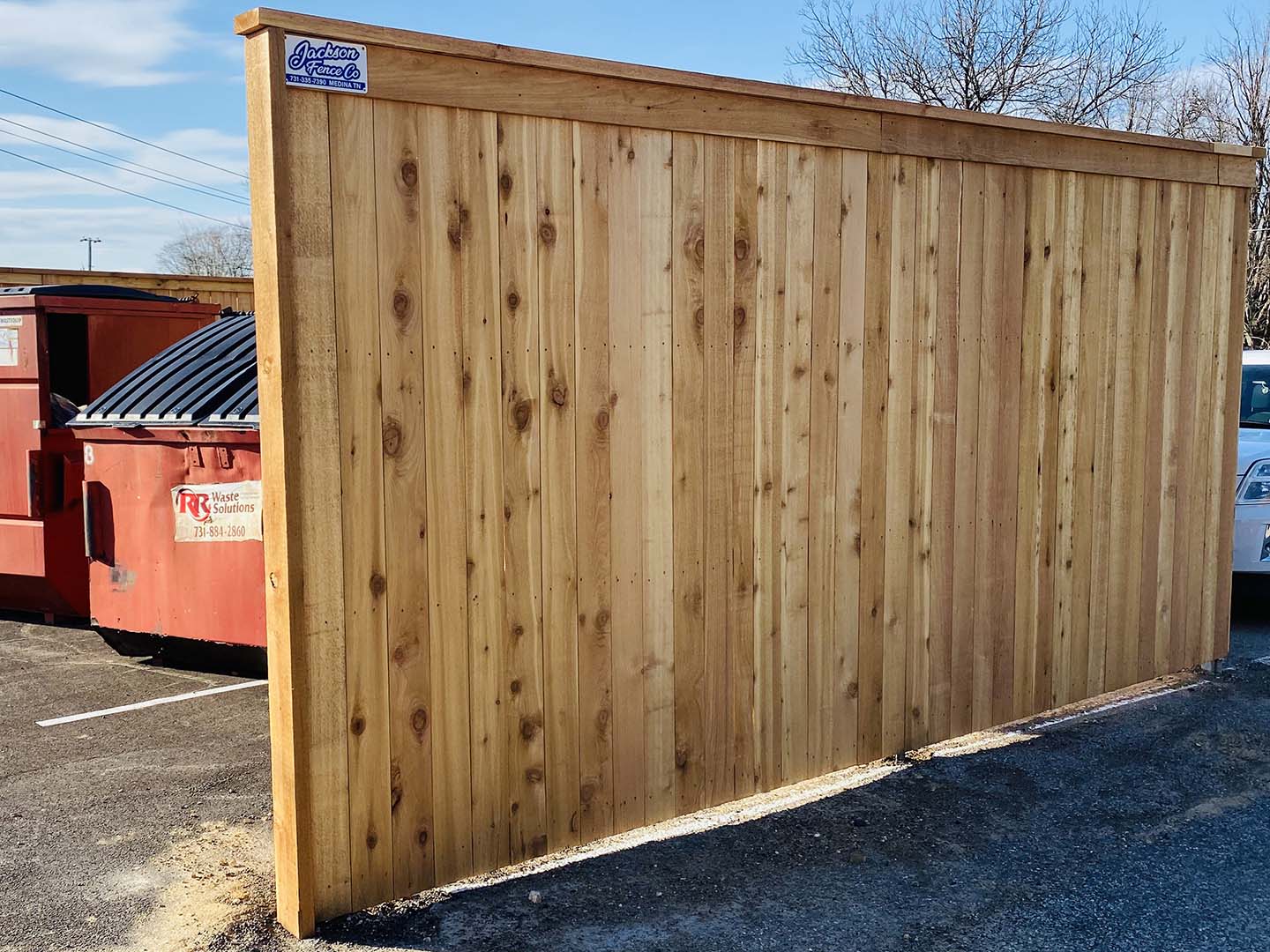 Commercial Wood Fence - Jackson Tennessee