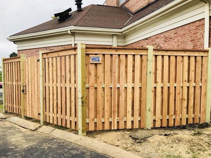 Residential Wood Fence - Jackson Tennessee