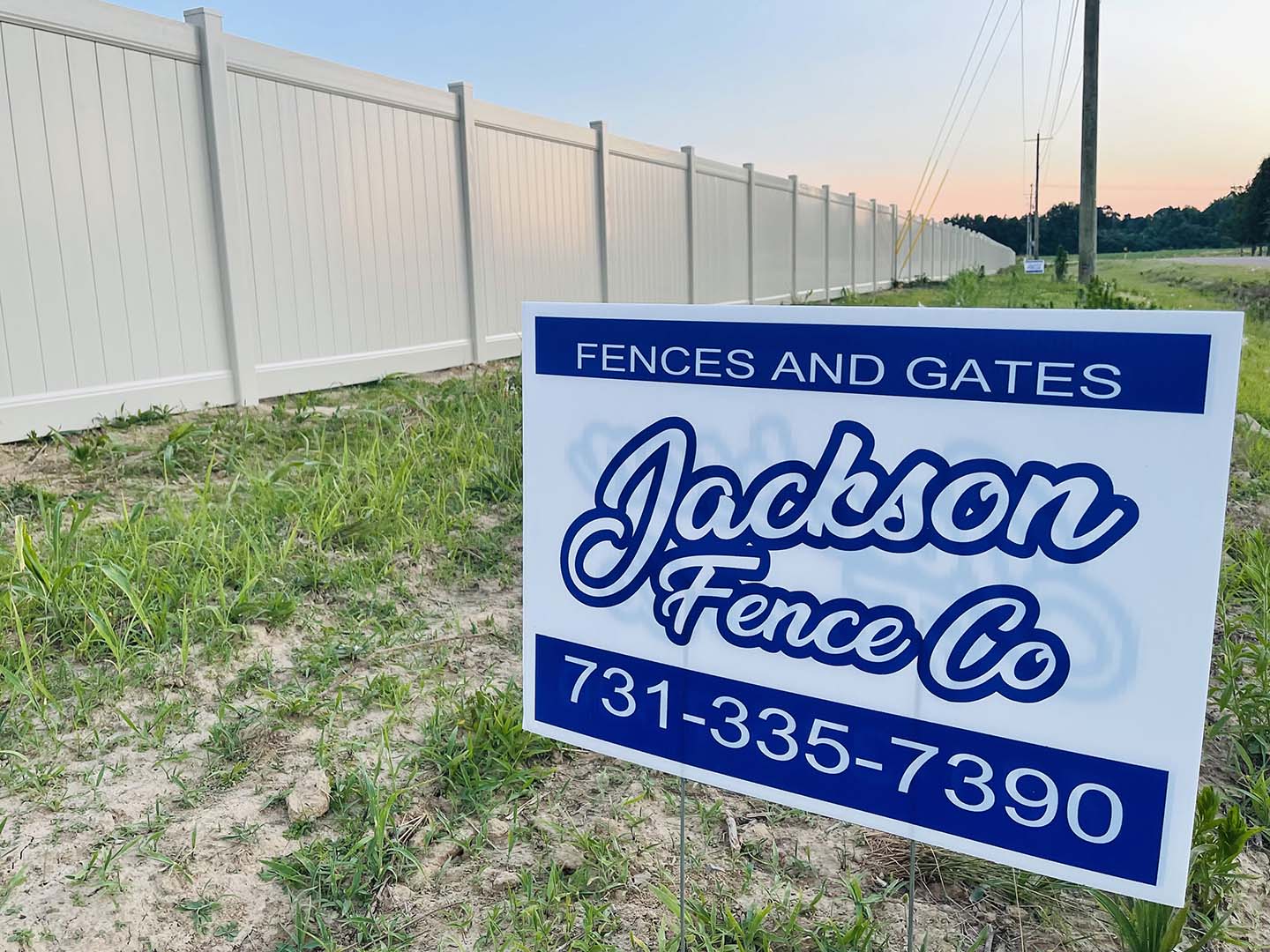 Vinyl Fence in West Tennessee