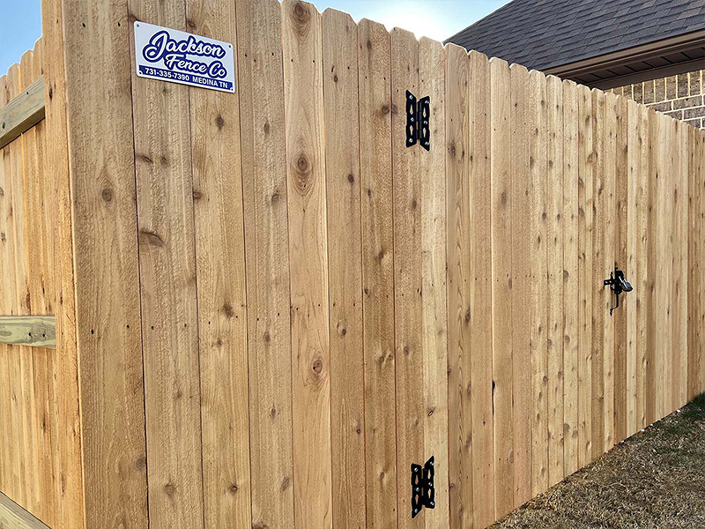  Lexington TN stockade style wood fence