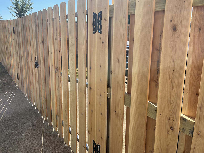 Medina TN Shadowbox style wood fence